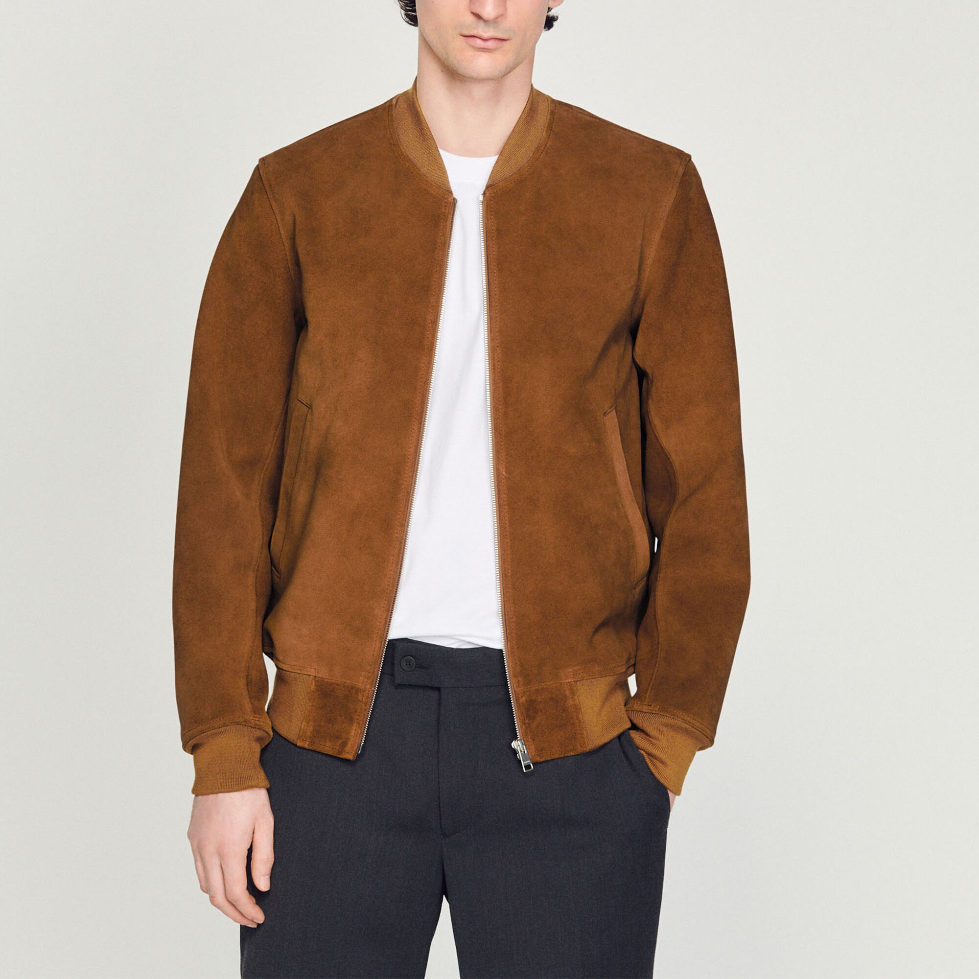 Jack van gecertificeerd leer - Man | Sandro