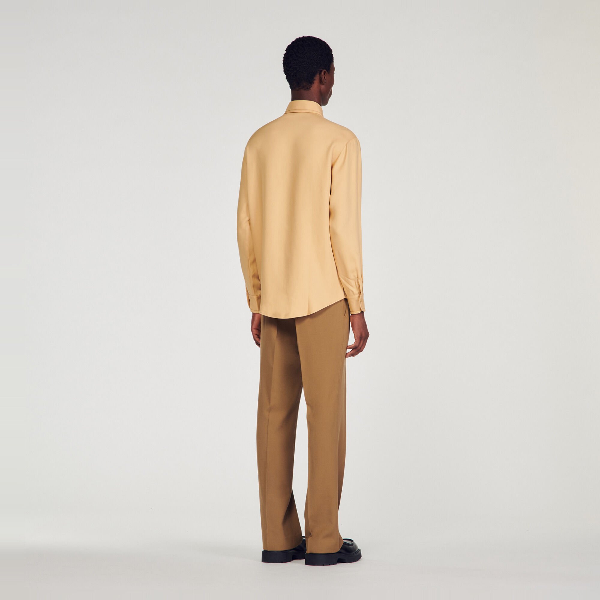 Soepelvallend overhemd