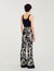 Pantalon met bloemenprint