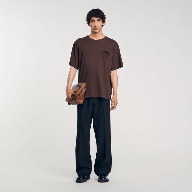 Oversized bloemenshirt