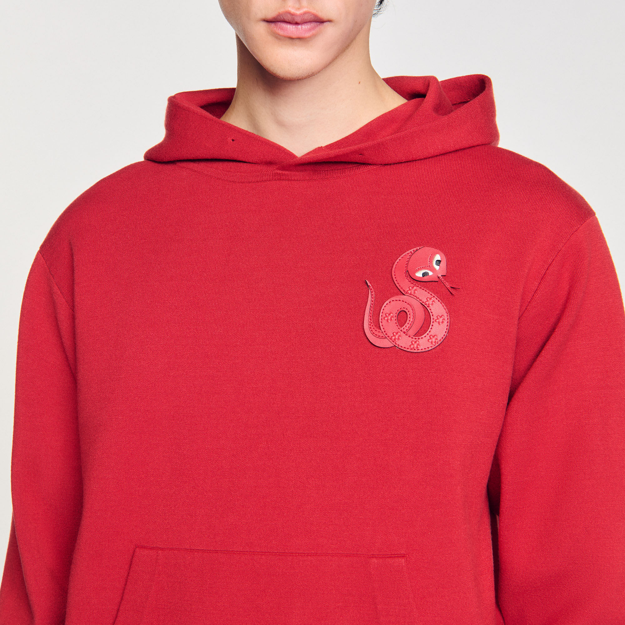 Sweatshirt gebreid slang detail - Man | Sandro