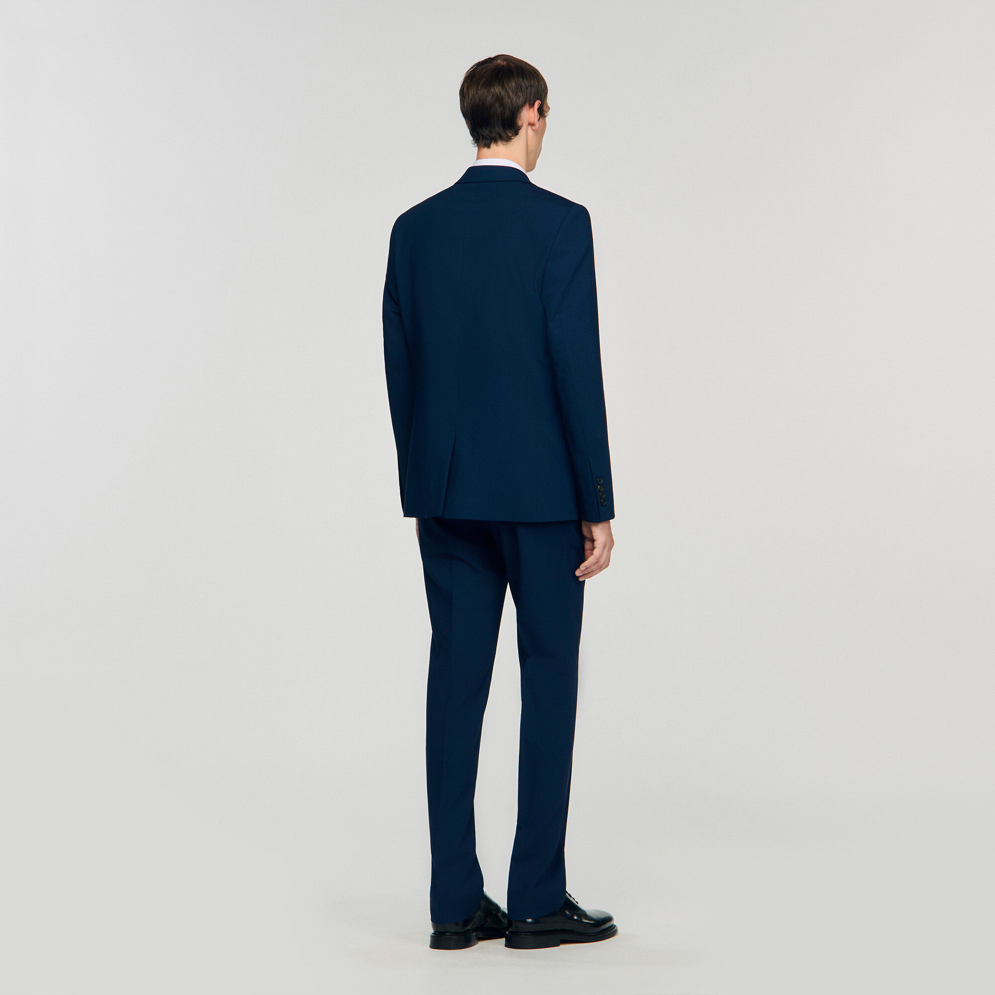 Colbert kostuum van wol