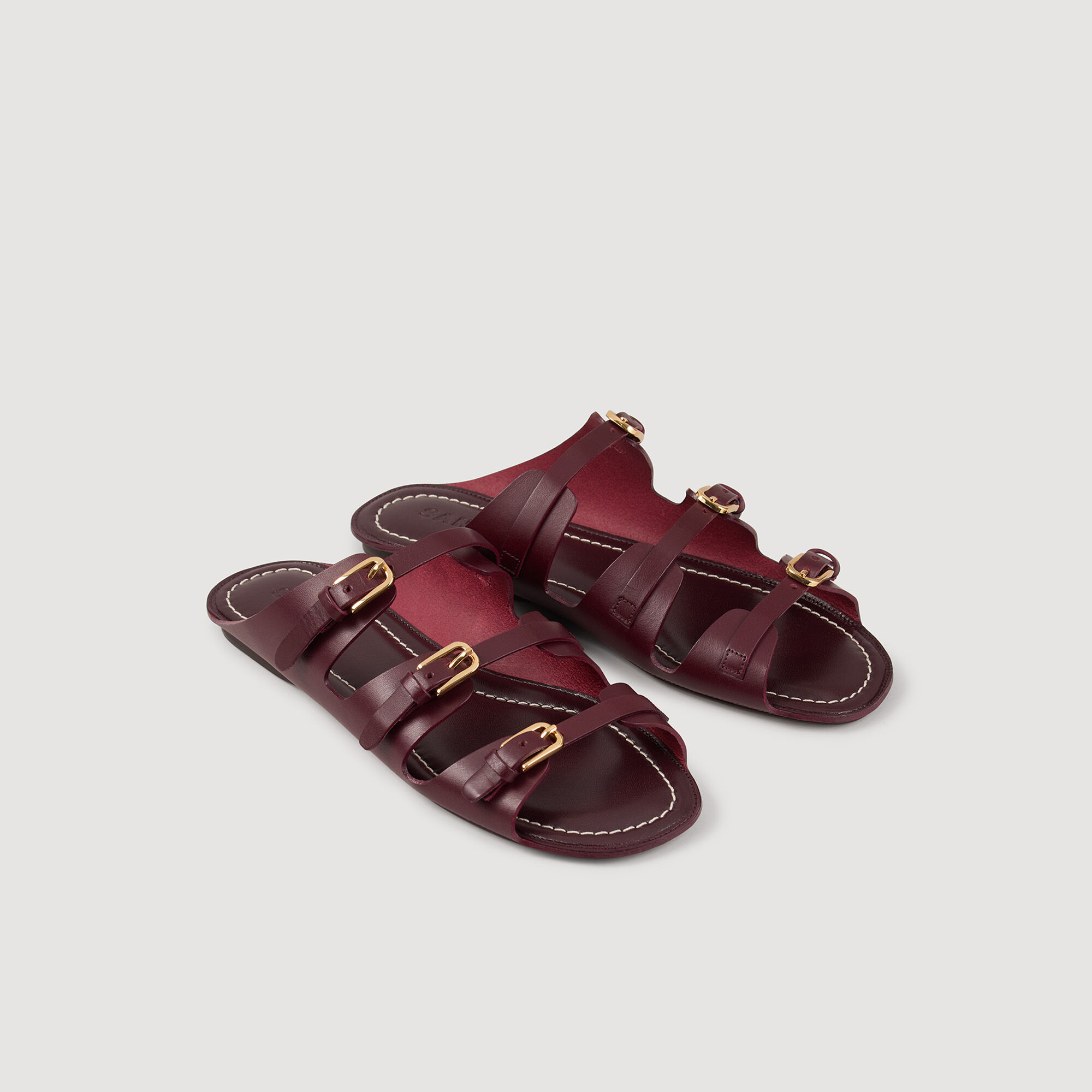 Leren sandalen