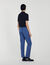 Rechte pantalon met elastiek