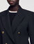 Blazer met gekruiste knoopsluiting