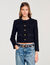 Tweed jasje met ruches