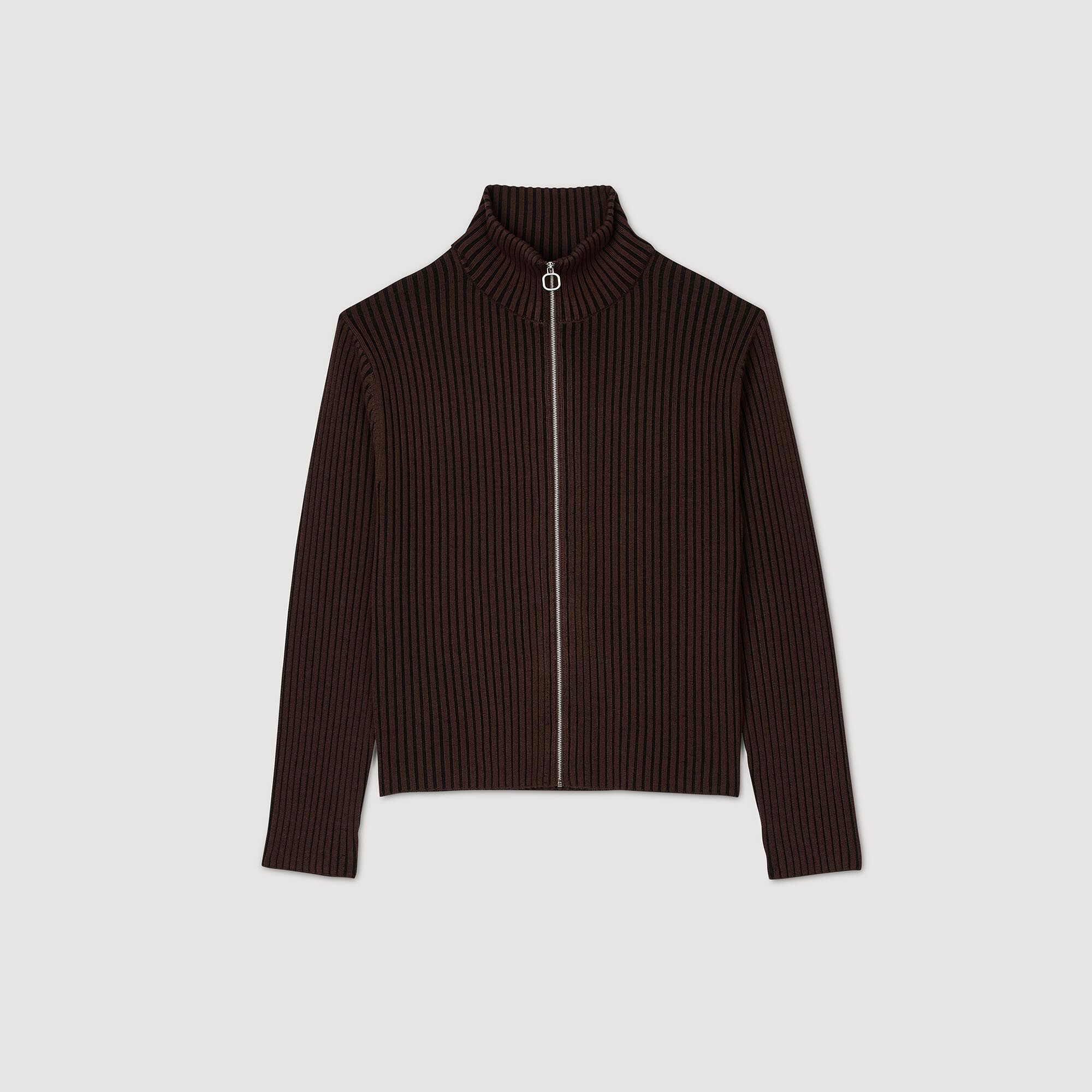 Cardigan geribd vest