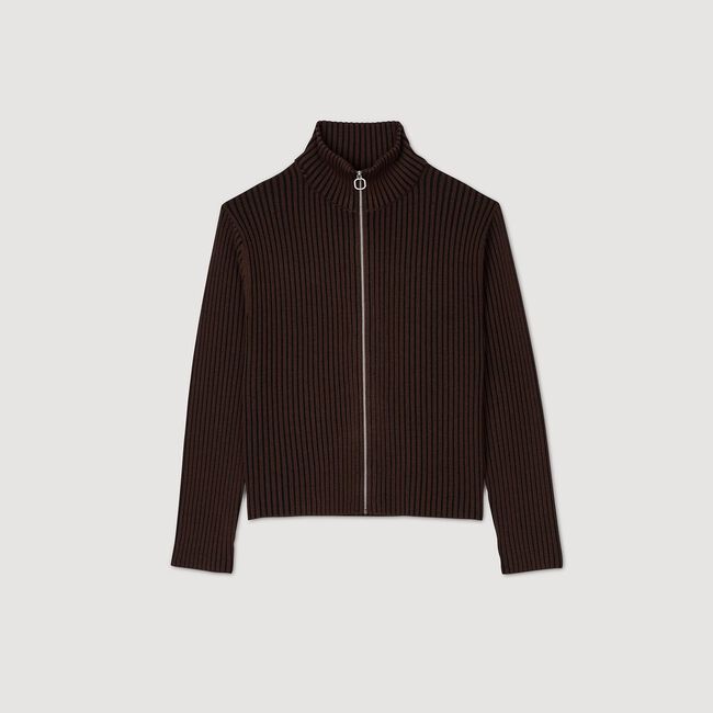 Cardigan geribd vest
