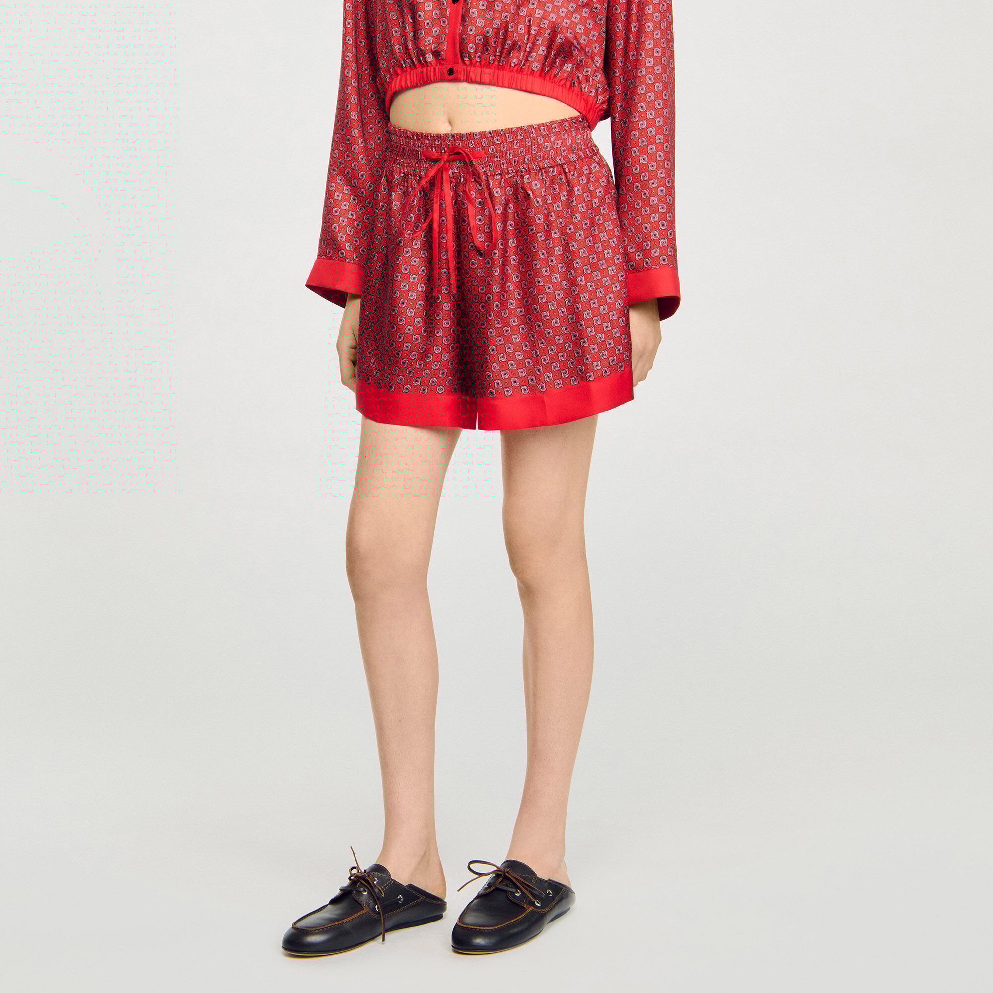Short sjaalprint