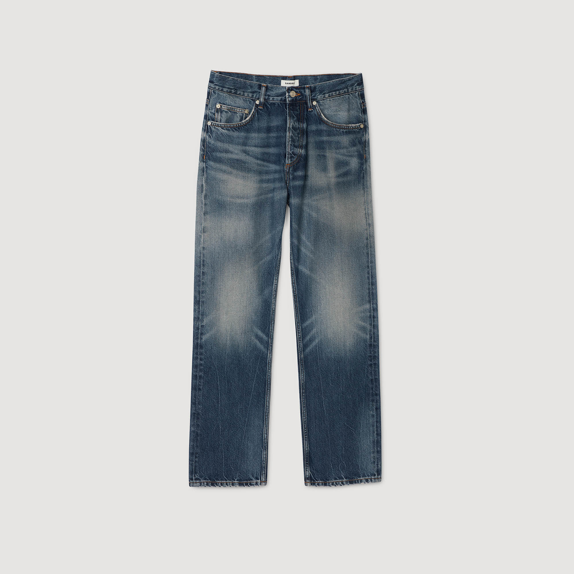 Jeans regular fit stone washed