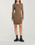 Jurk van ribtricot