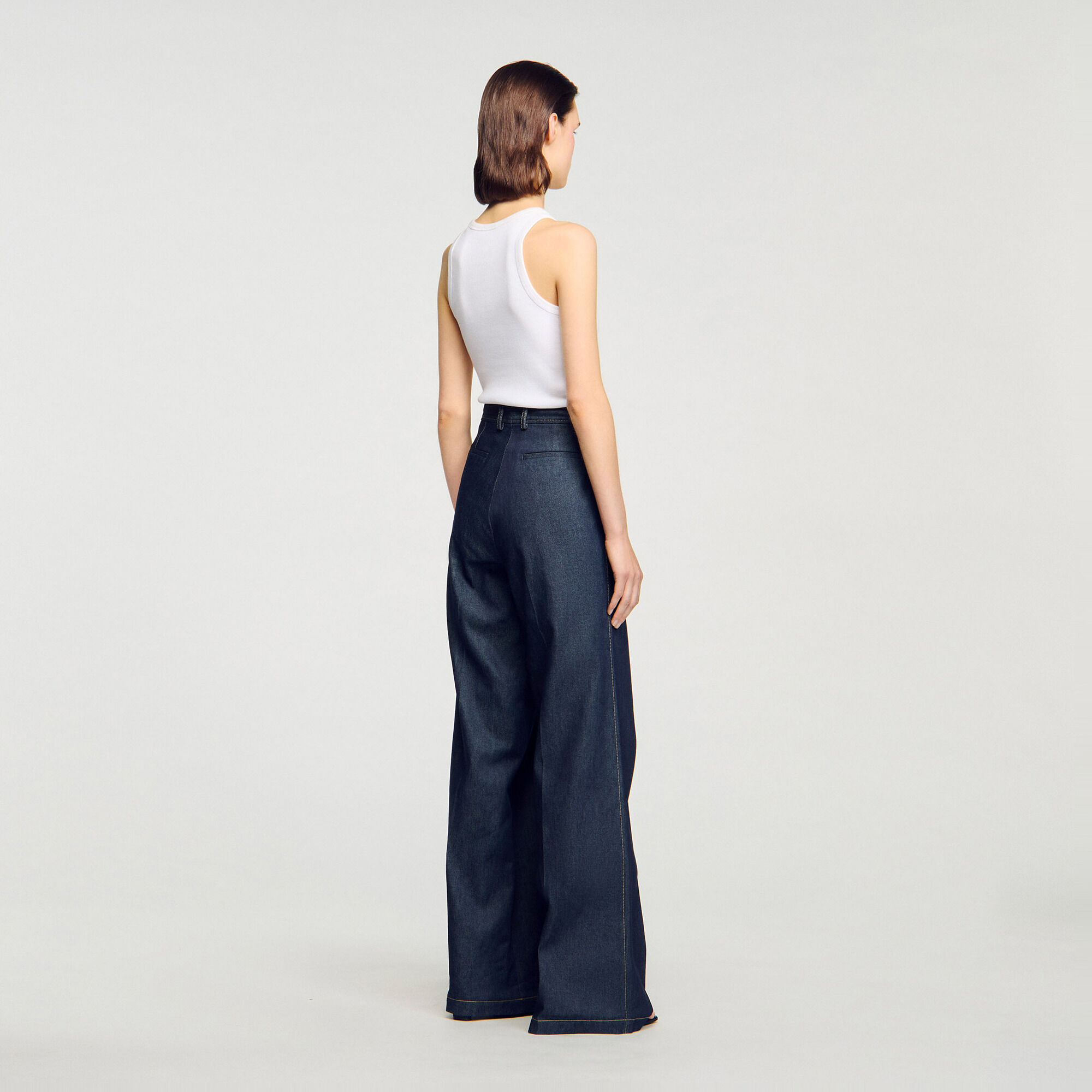 Denim kostuumbroek - Vrouw | Sandro