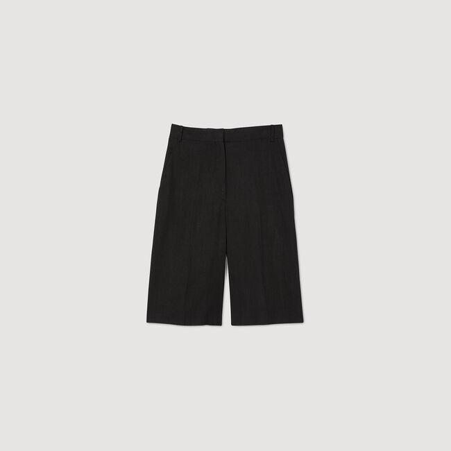 Bermuda linnenmix Sandro Dames