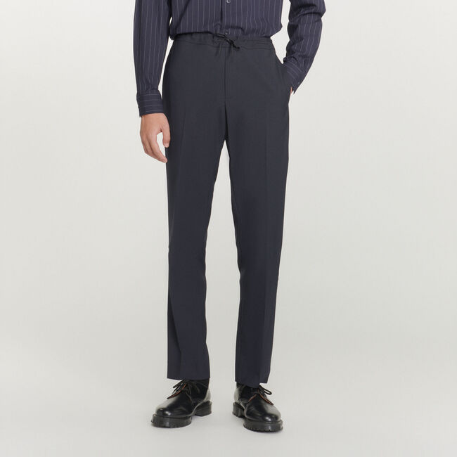 Trousers with elasticated waist