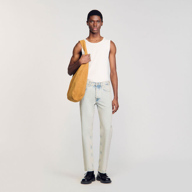 Jeans regular fit stone washed