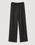 Wijde pantalon met satijnen zijband
