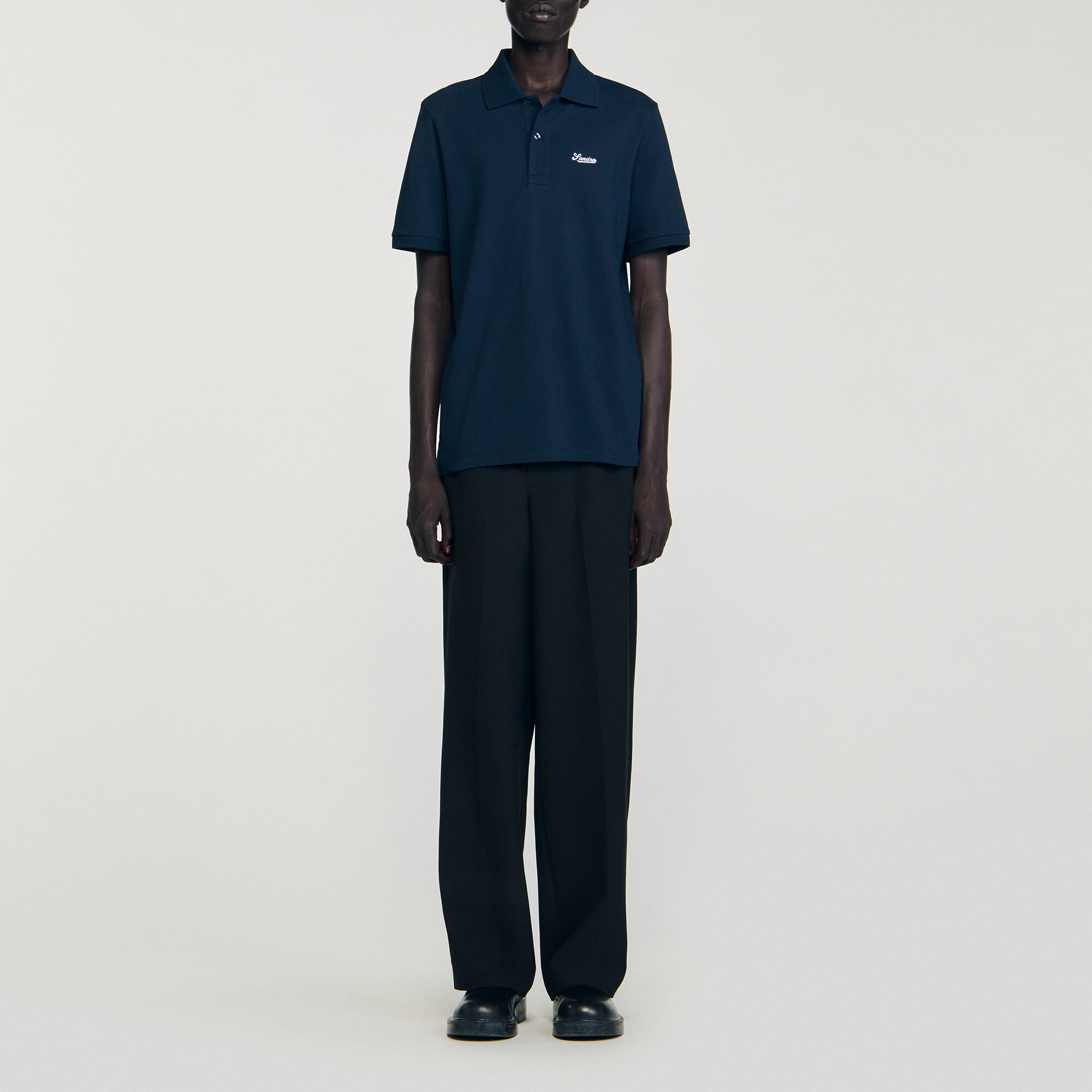 Poloshirt van piqu&eacute; katoen - Man | Sandro