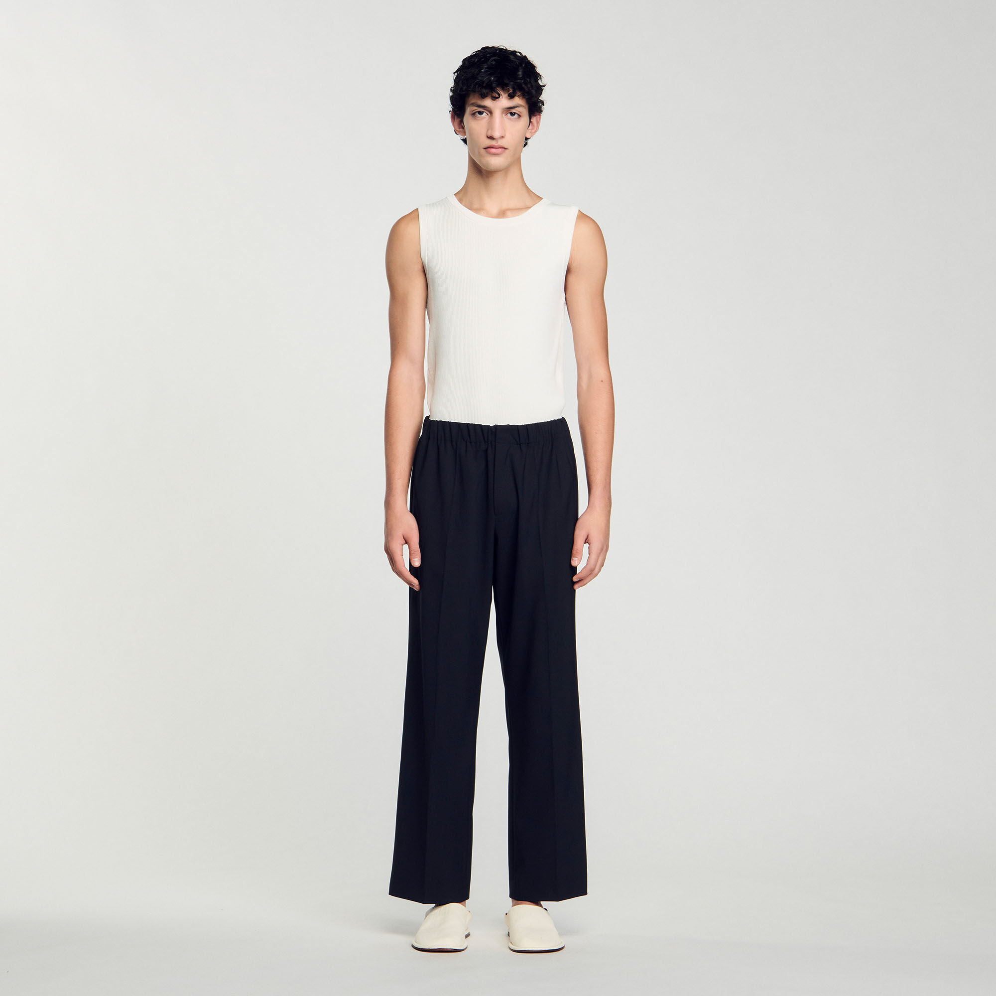 Pantalon wijdvallend