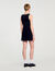 Korte jurk tricot velours