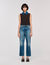 Trui van tricot en denim