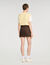 Skort met plooi
