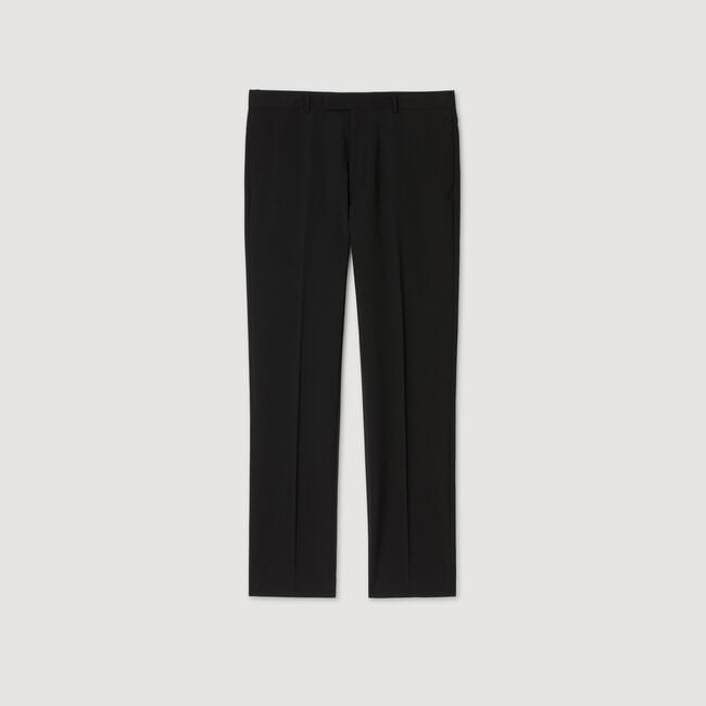 Pantalon satijnen details
