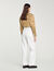 Wijde canvas pantalon
