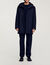 Parka jas van wol met capuchon