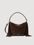 Tas bucket bag suède franjes