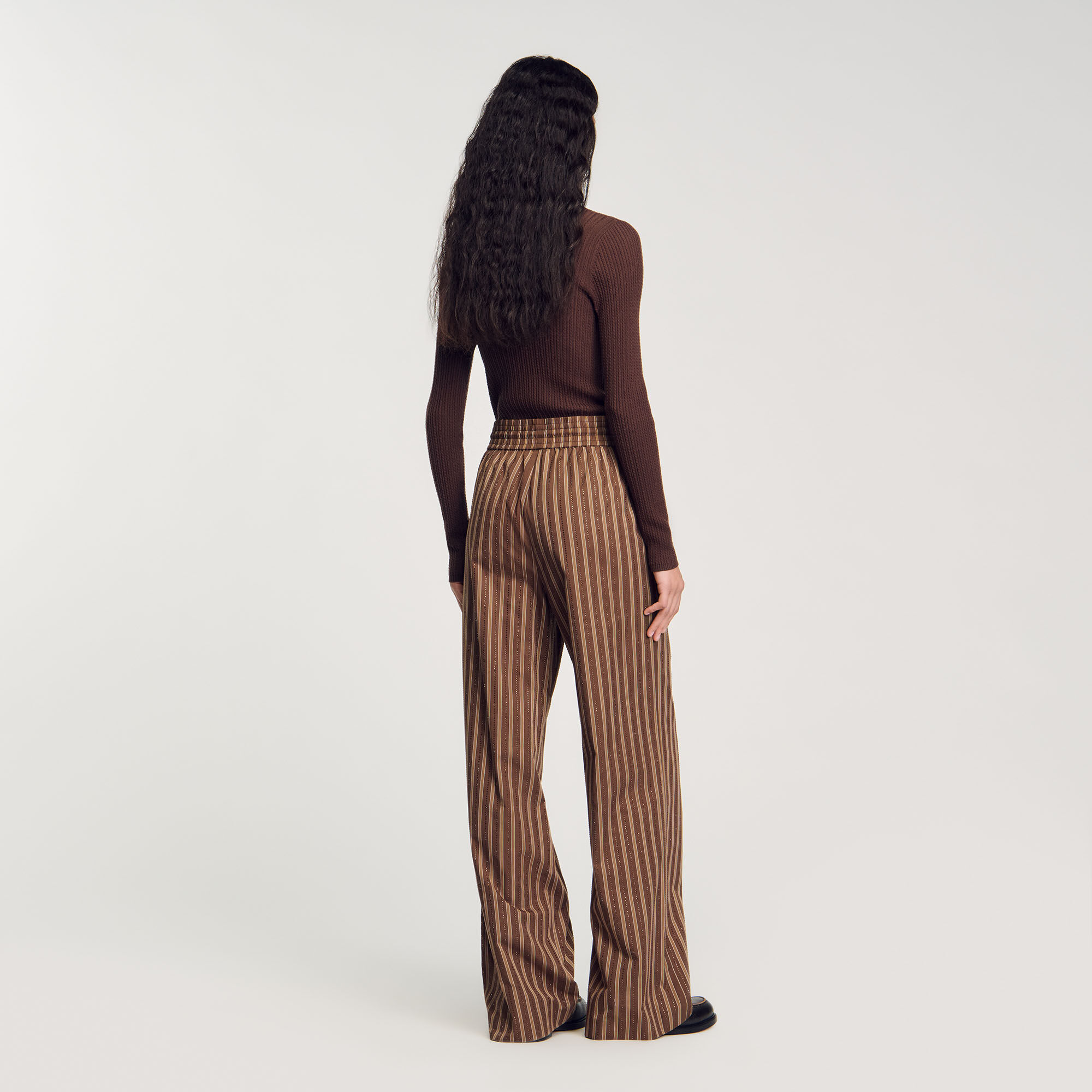 Pantalon gestreept