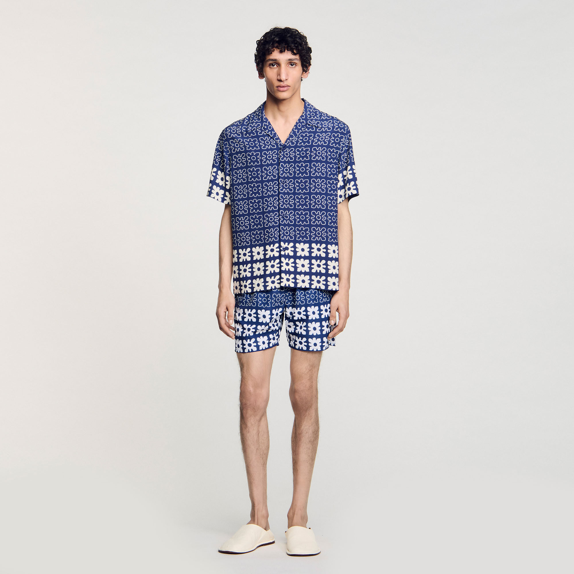 Zwemshort met bloemenprint