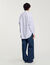 Overhemdblouse gestreept met stras