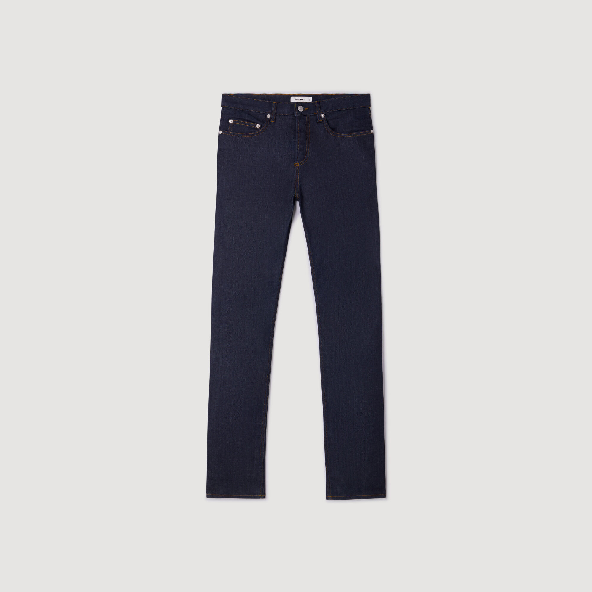 Strakke jeans met Waterless bleekproces