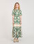 Lange jurk met bloemenprint