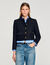 Tweed jasje met ruches