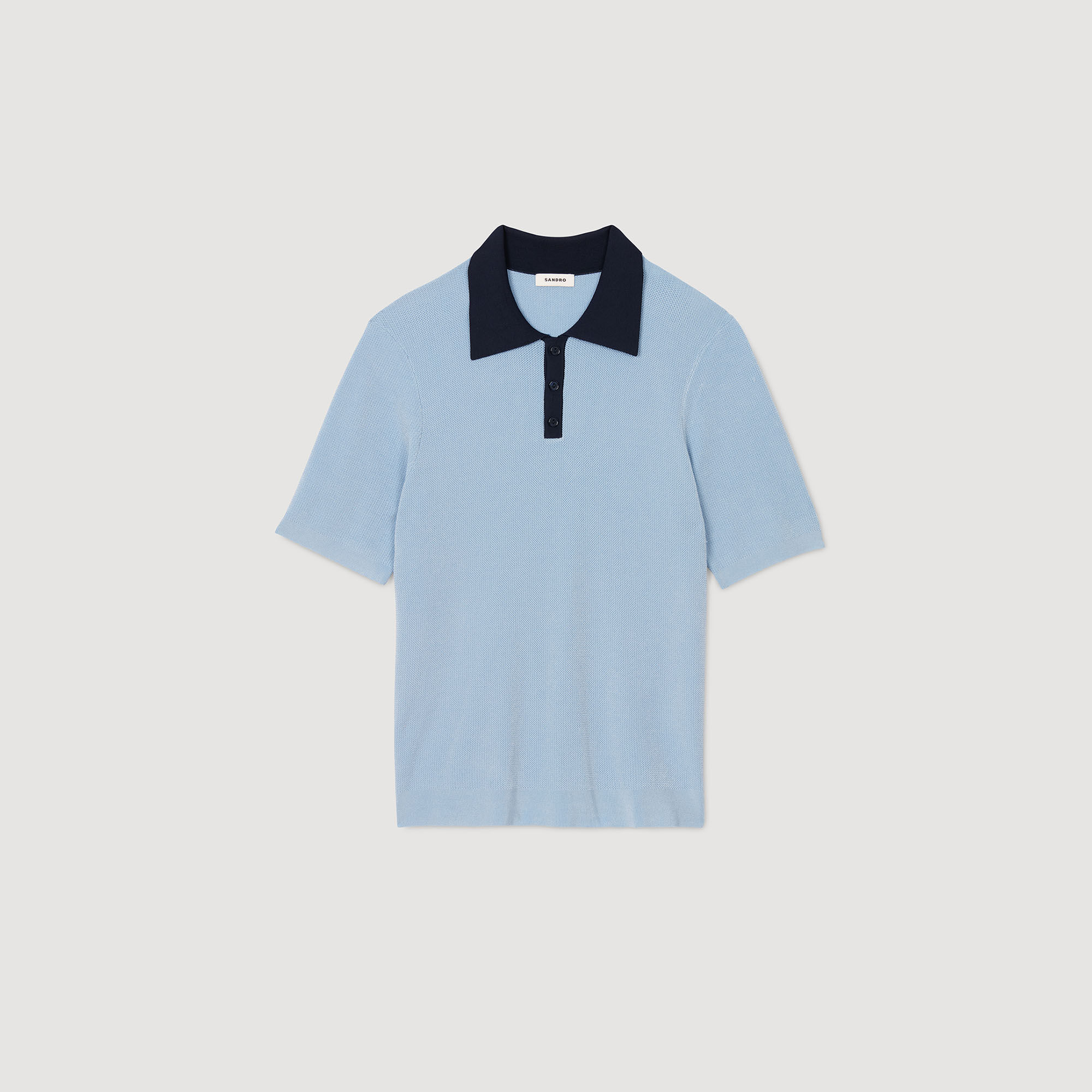 Tweekleurig poloshirt