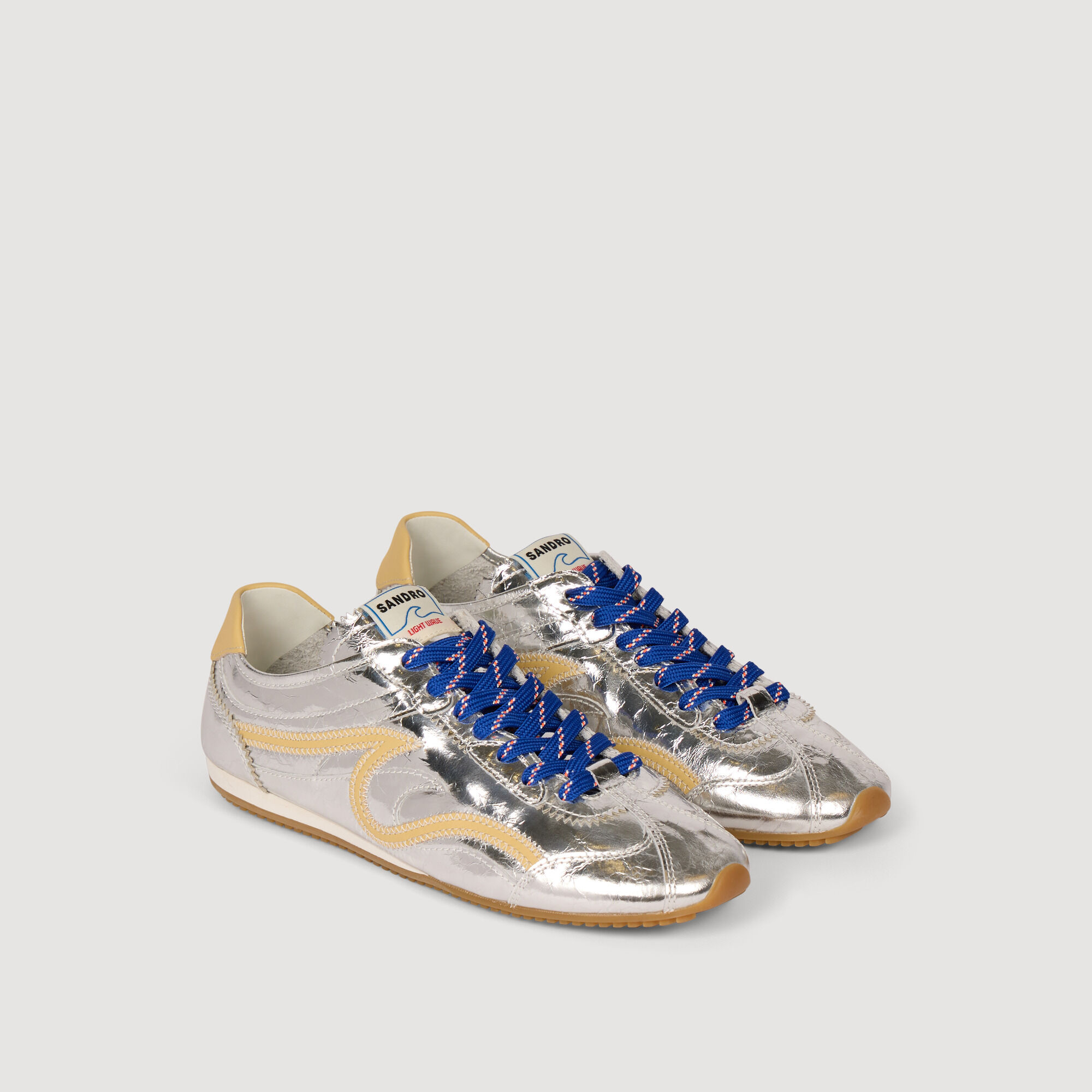 Sneakers  Light Wave metallic leer
