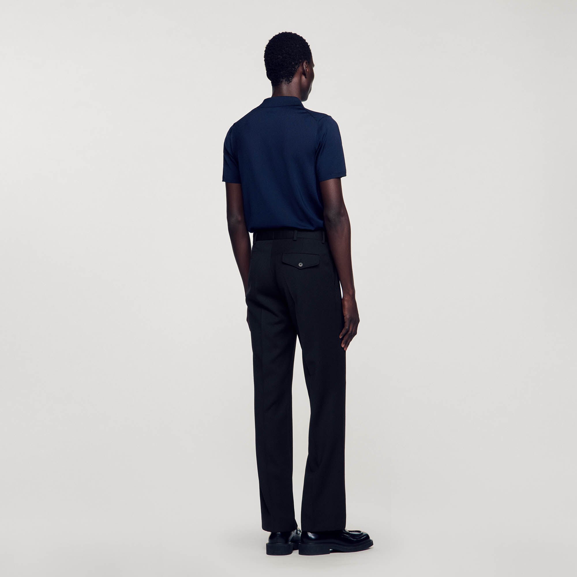 Pantalon van gemengde wol