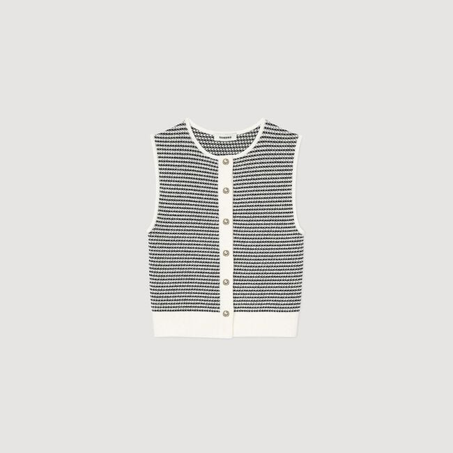 Gilet gestreept