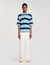 Polo tricot gestreept