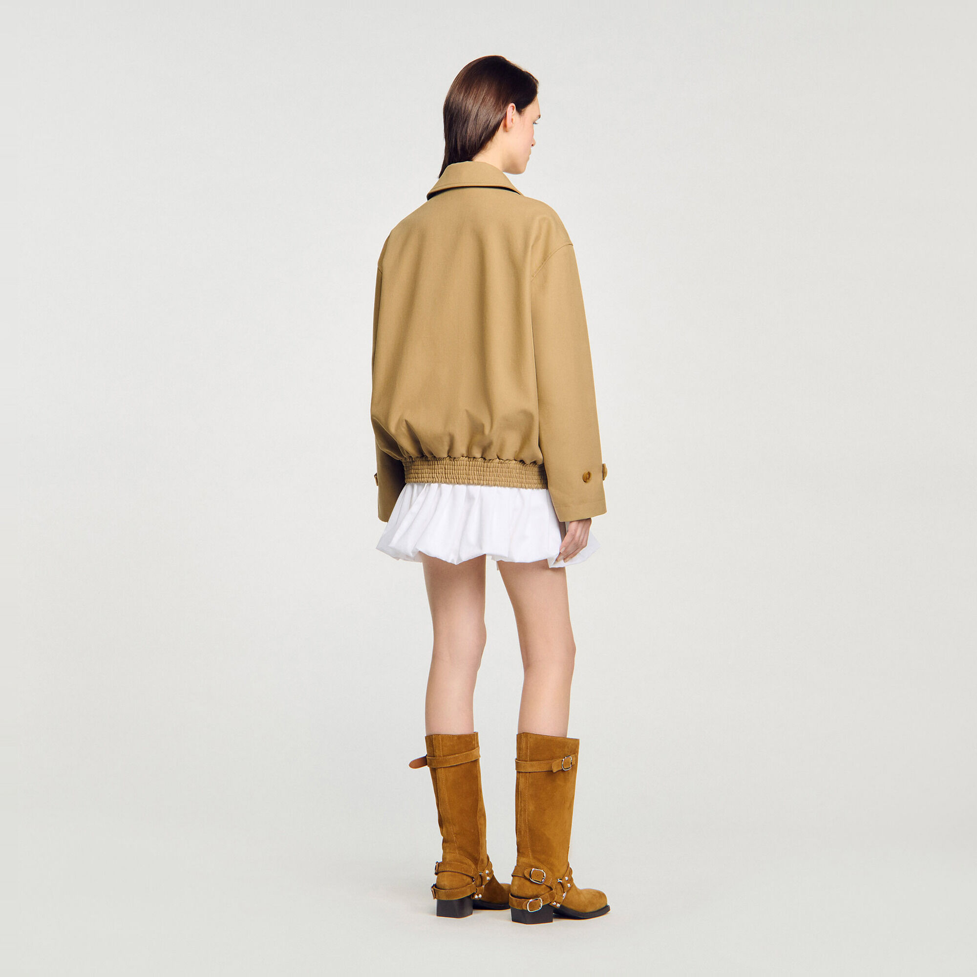 Korte oversized trench - Vrouw | Sandro