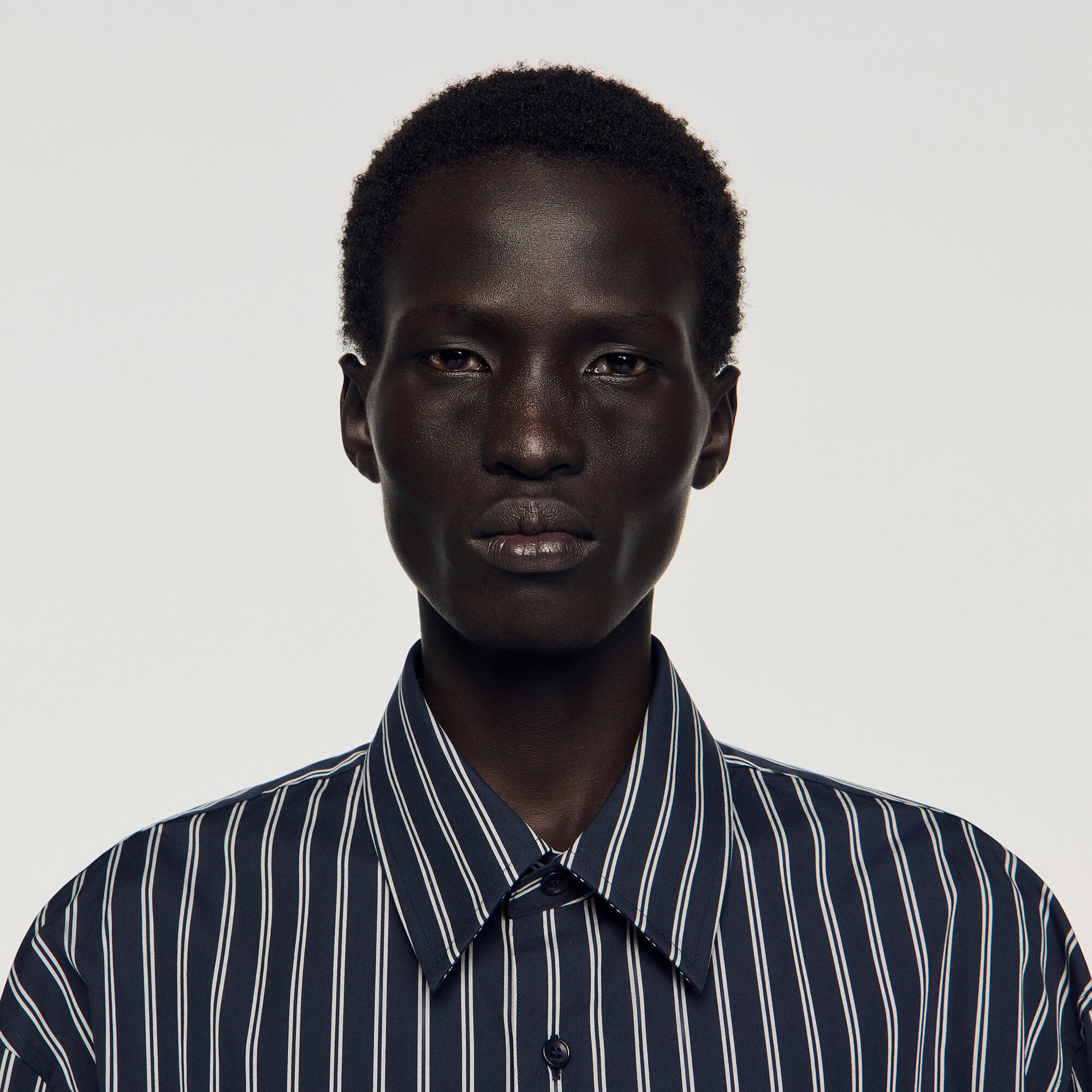 Gestreept katoenen overhemd