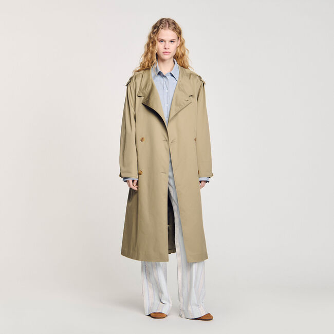 Trenchcoat met ceintuur