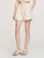 Sandalen van glad lamsleer