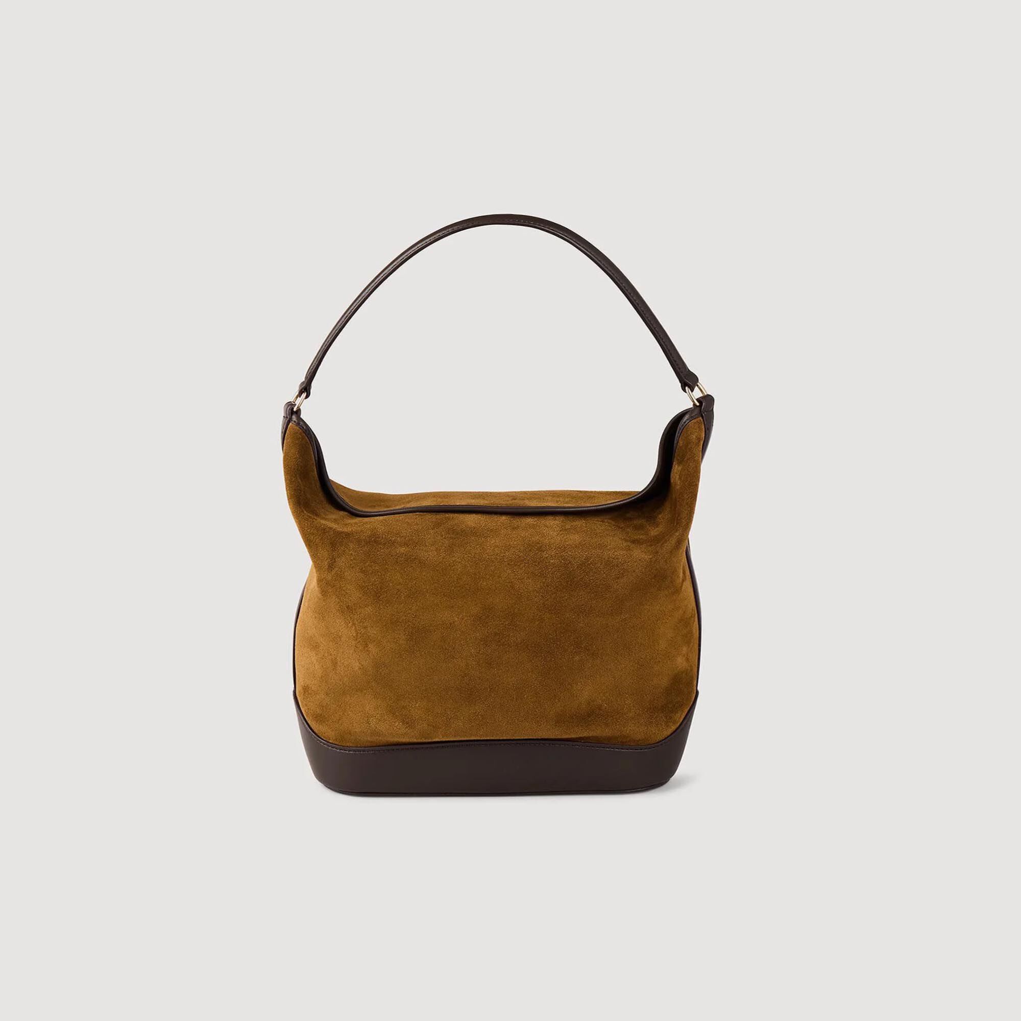 Tas bucket bag leer en suède TANGOSO