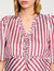 Overhemdblouse gestreept en volants