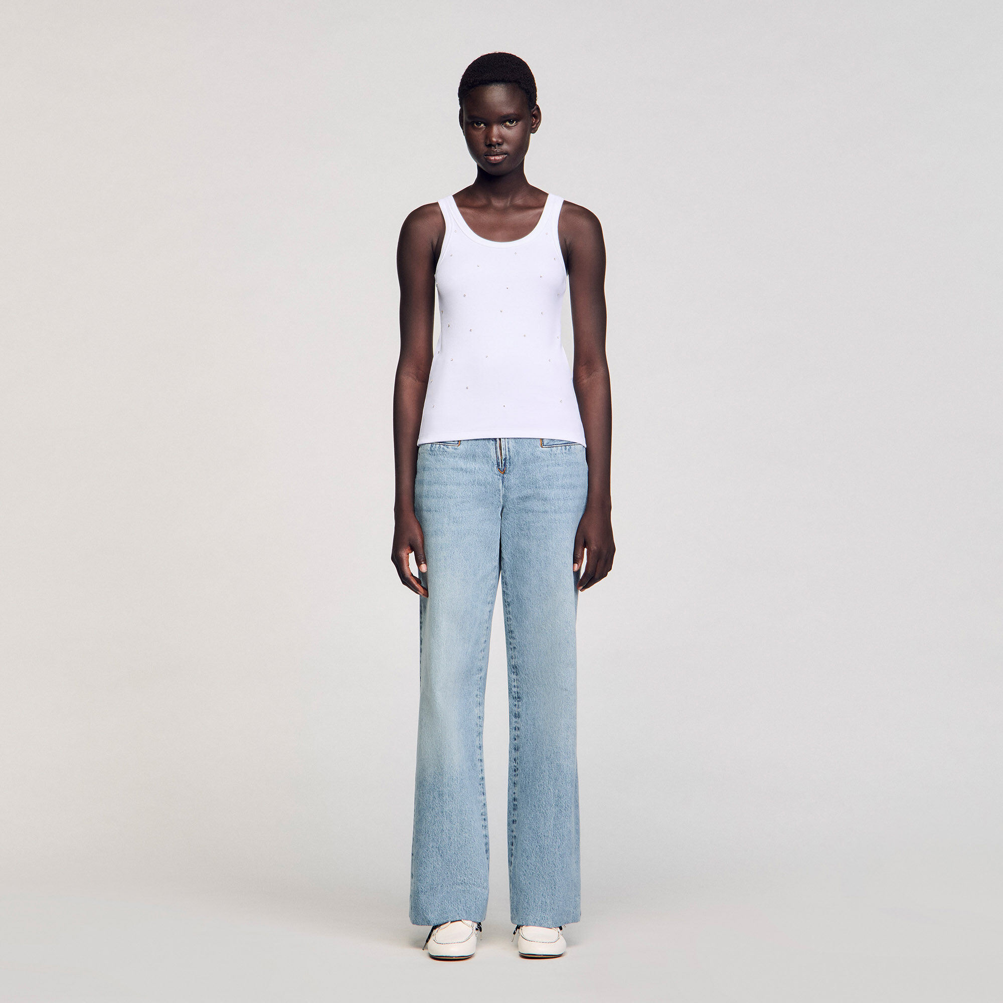 Tanktop met stras