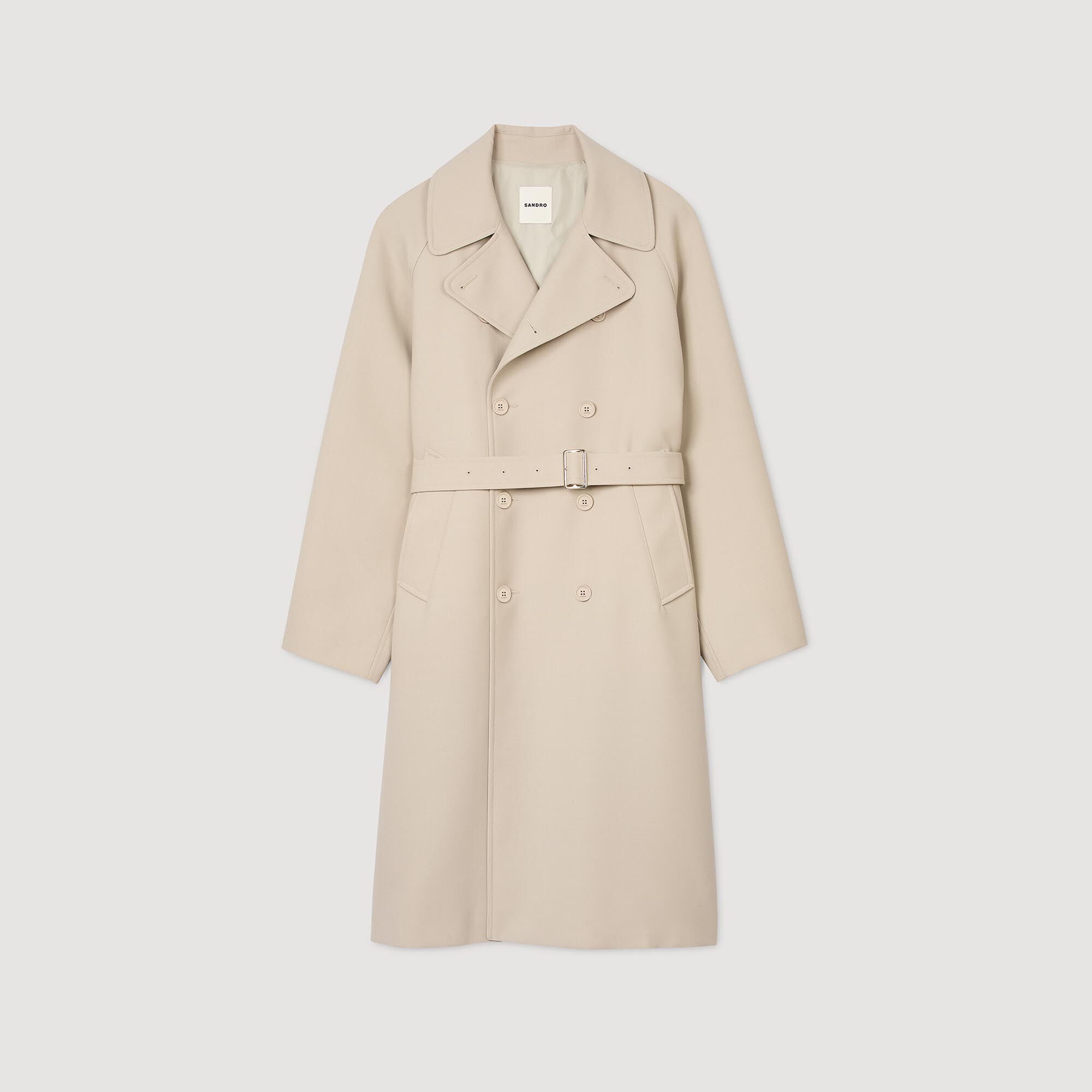 Lange trenchcoat
