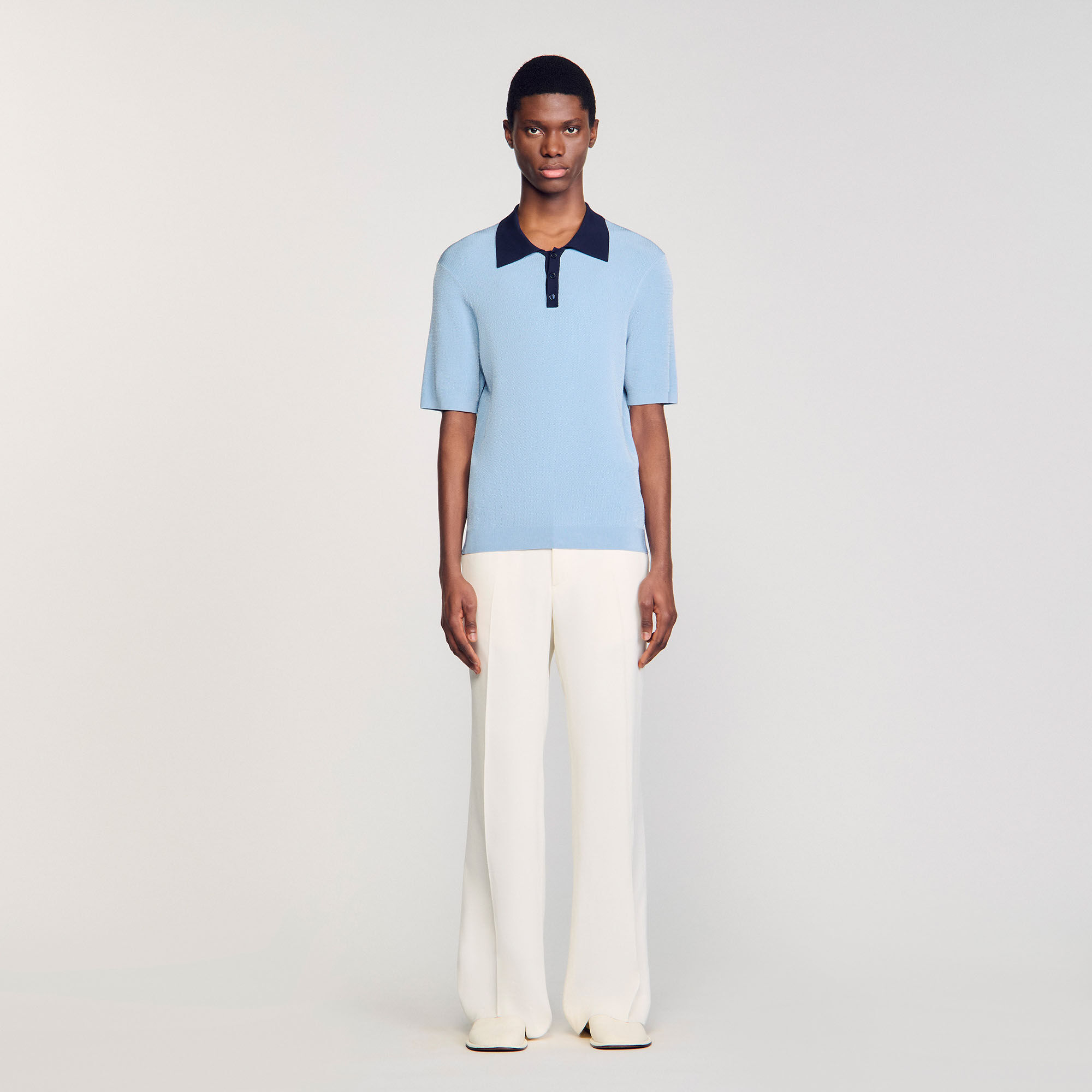 Tweekleurig poloshirt