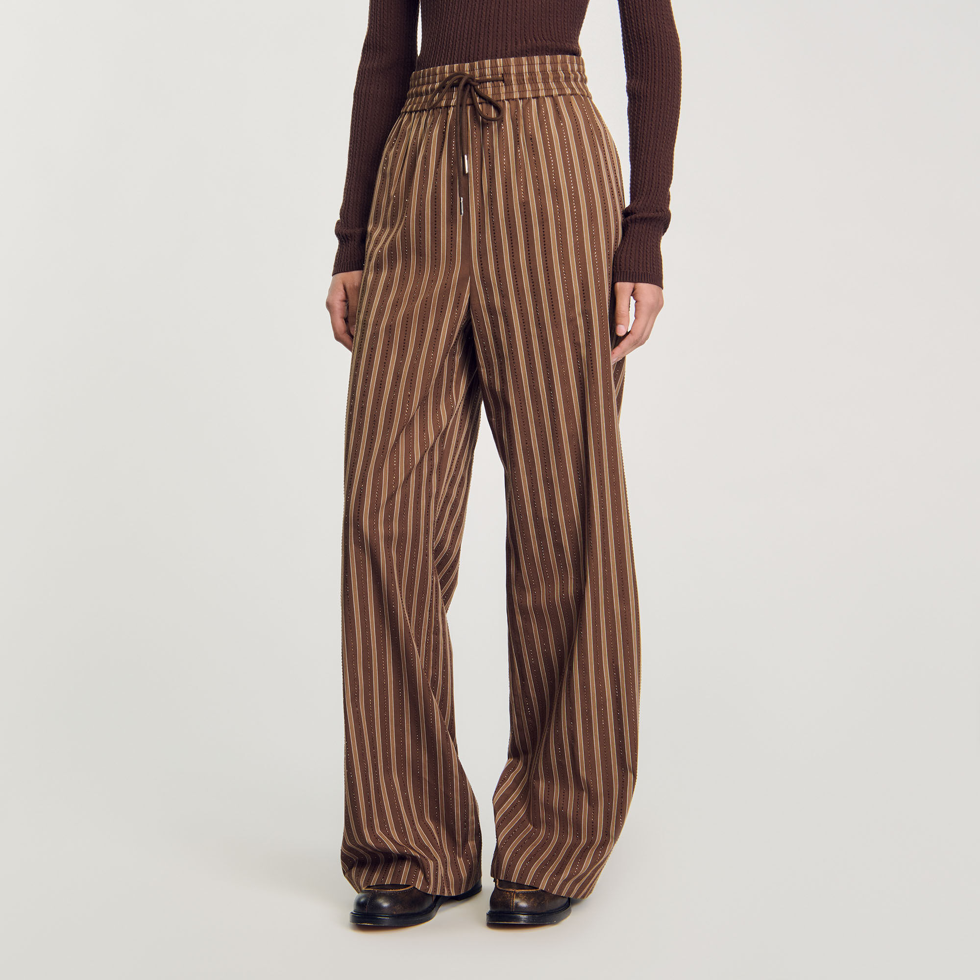 Pantalon gestreept